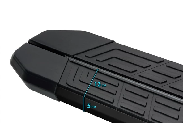 S-Dizayn Ford Ranger 2 NewLine Siyah Yan Basamak 193 Cm 2006-2013 A+ Kalite - 9