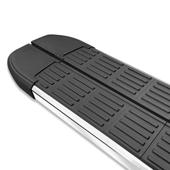 S-Dizayn Fiat Doblo 2 Uzun Şase S-Line Krom Yan Basamak 223 Cm 2010-2023 A+ Kalite - 4