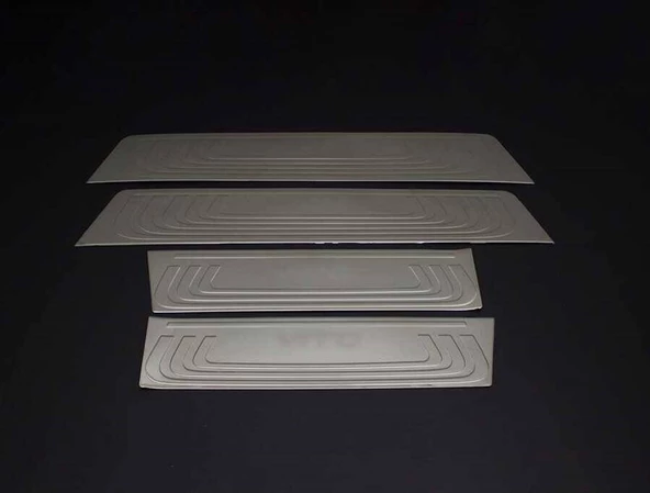 OMSA Mercedes Vito W447 Krom Kapı Eşiği Siyah 4 Parça Yazılı 2014 ve Sonrası ürün görseli 1