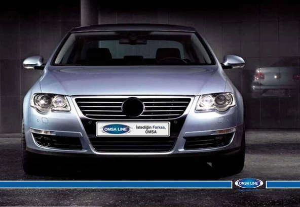 OMSA VW Passat B6 3C Krom Ön Panjur 2005-2010 Arası - Resim 4