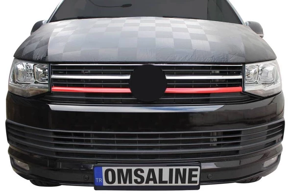 OMSA VW T6 Transporter Kırmızı Krom Ön Panjur 2 Parça 2015-2019 Arası - 3