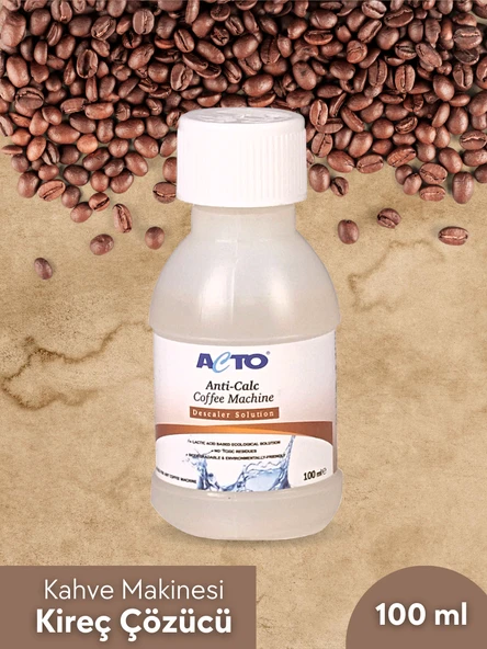ACTO® ANTI-CALC 100 ml | Kahve Makinaları İçin Sıvı Kireç Çözücü - 4