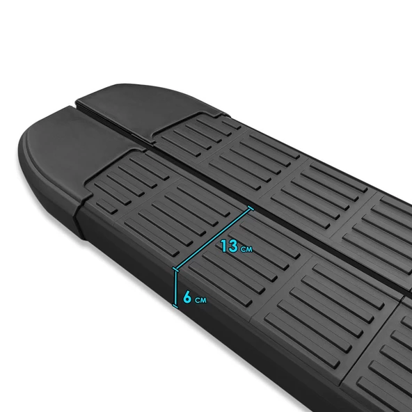 S-Dizayn Ford Ranger 2 S-Line Siyah Yan Basamak 193 Cm 2006-2013 A+ Kalite - 8