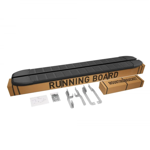 S-Dizayn Ford Ranger 2 S-Line Siyah Yan Basamak 193 Cm 2006-2013 A+ Kalite - 3