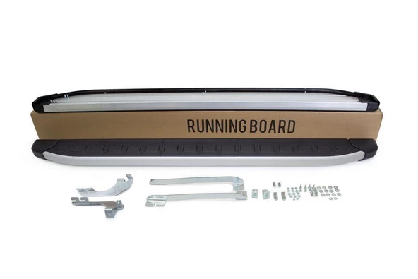 Omsa Line Hyundai Santa Fe 2002-2006 Proside Mat Alüminyum Alınlı Yan Basamak - Resim 2