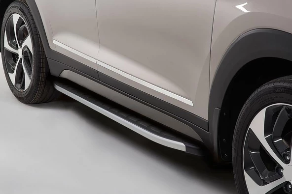 Omsa Line Chevrolet Captiva 2006-2018 Proside Mat Alüminyum Alınlı Yan Koruma Basamak - 5