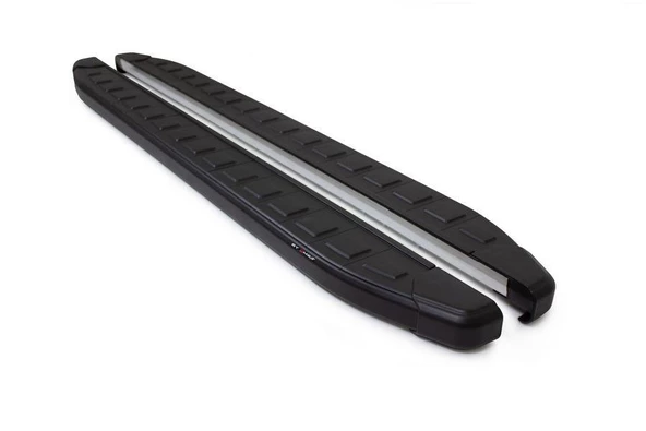 Omsa Line Jeep Commander 2006-2010 Proside Mat Siyah Alüminyum Alınlı Yan Basamak