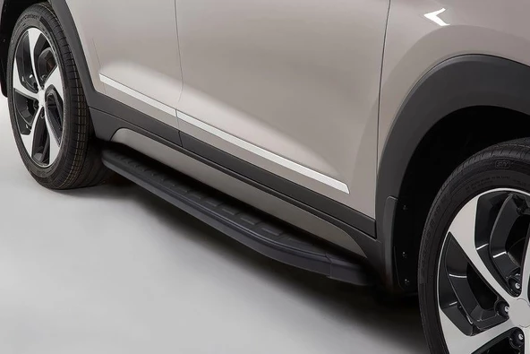 Omsa Line Toyota Corolla Cross 2020 Sonrası Proside Mat Siyah Alüminyum Alınlı Yan Basamak - 5