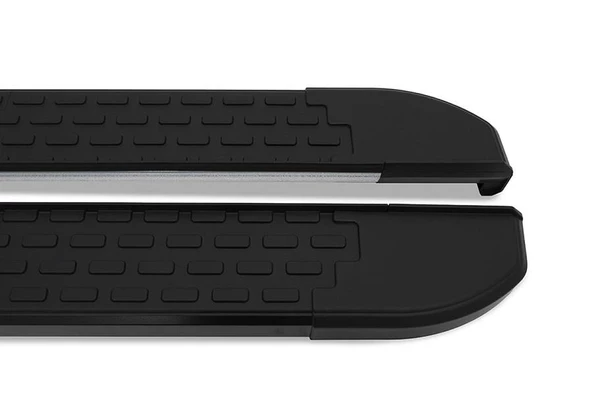 Omsa Line Mercedes Vito 2004-2014 Kısa Şasi Nevada Mat Siyah Alüminyum Alınlı Yan Basamak - Resim 3