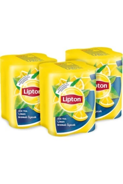 Lipton Ice Tea Limon Aromalı 4 X 250 Ml 3 Paket