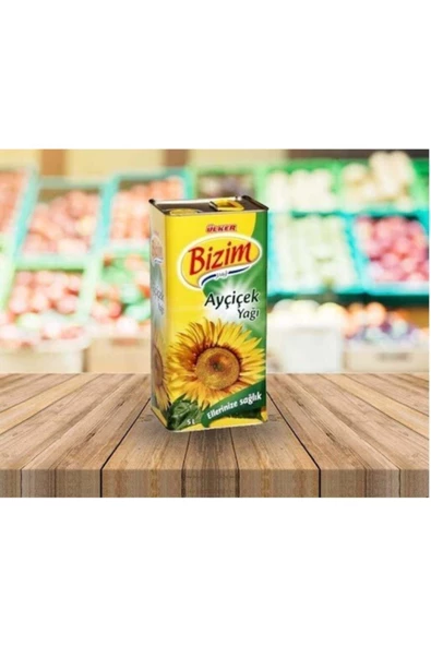 Bizim Ülker Ayçiçek Yağı Teneke 4 Ad X 5 L - 2