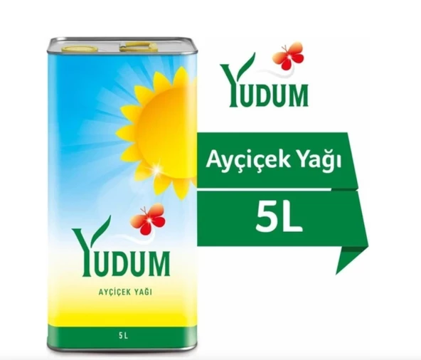 YUDUM AYÇİÇEK YAĞI 5 LİTRE 2 ADET