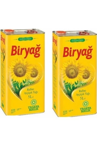 Biryağ Ayçiçek Yağı 2 X 5 l