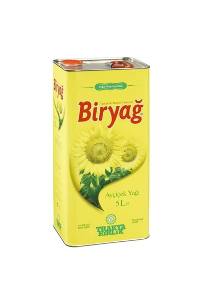 Biryağ 5lt Ayçiçek Yağı