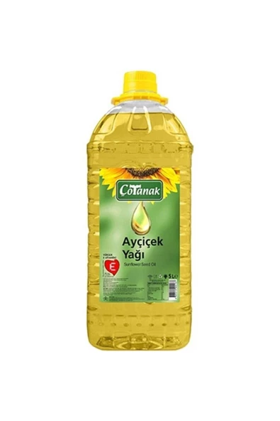 Çotanak Ayçiçek Yağı 5 Lt