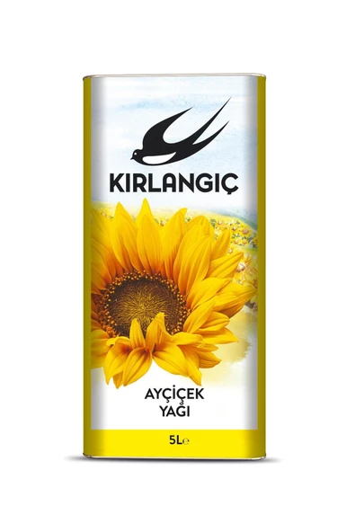 Kırlangıç 5 Lt Teneke Ayçiçek Yağı - 2