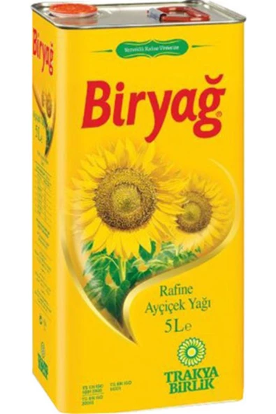 Biryağ Ayçiçek Yağı 5 lt