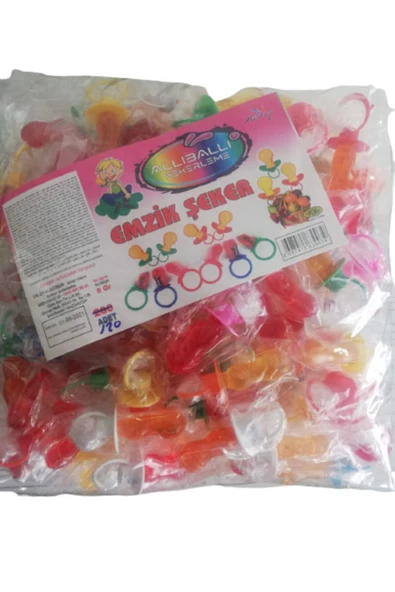 ALLI BALLI Emzikli Şeker Paket 120 Adet - 2