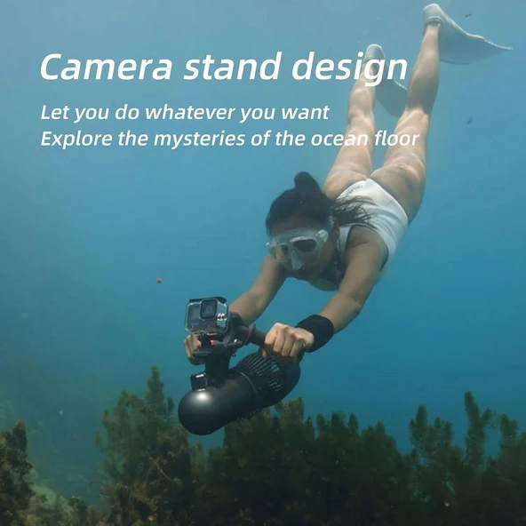 Geneinno 30m Su Geçirmez, Çantalı Su Altı Scooter, 500W RC Sup Motor - 4