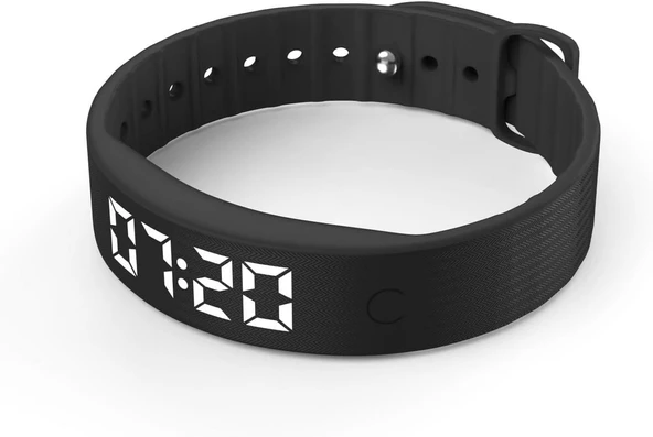 E-Vibra Fitness Takip Bluetooth ve Uygulama Yok Telefon Gerektirmez - Siyah - 2