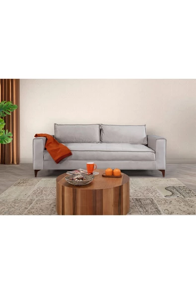 Perla Sofa Cosmo Üçlü Koltuk Krem