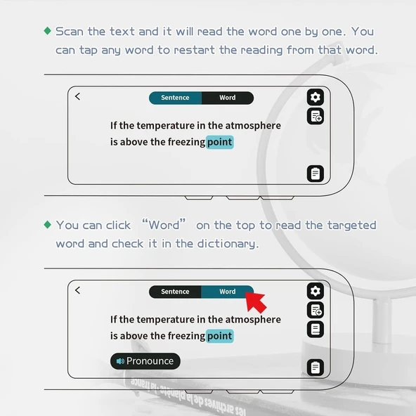 Newyes Scan Reader Pen - Tercüman Tarayıcı Kalem - 2