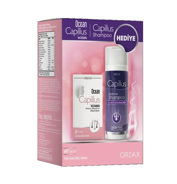 Ocean Capillus Woman 60 Tablet Şampuan Hediyeli