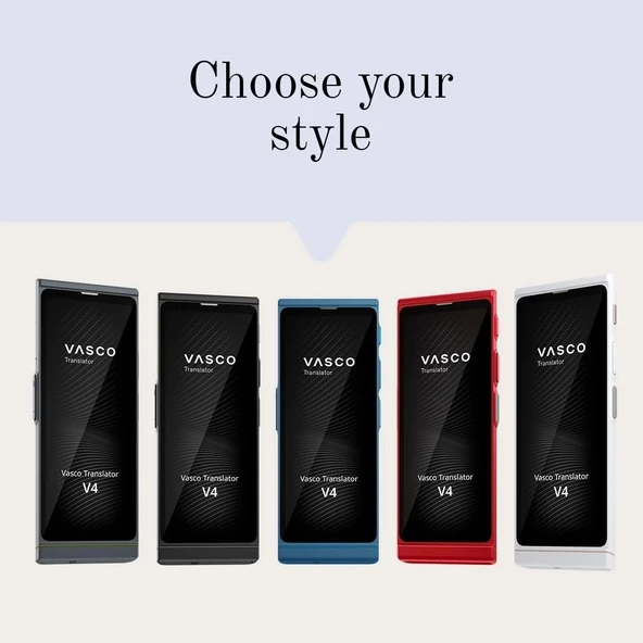 Vasco V4 Dil Tercüman Cihazı - 108 Dil - WiFi Olmadan Ücretsiz - İnci Beyazı - 4