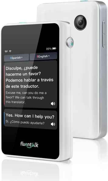 Fluentalk Timekettle T1 Mini Tercüman Cihazı WiFi Gerektirmez - Beyaz