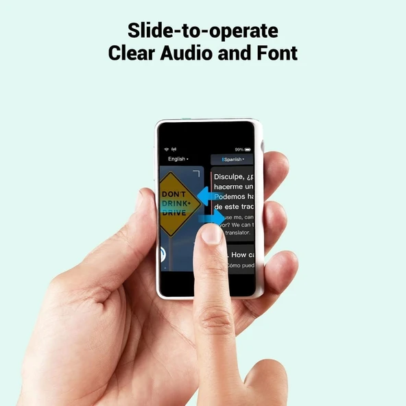 Fluentalk Timekettle T1 Mini Tercüman Cihazı WiFi Gerektirmez - Beyaz - 4