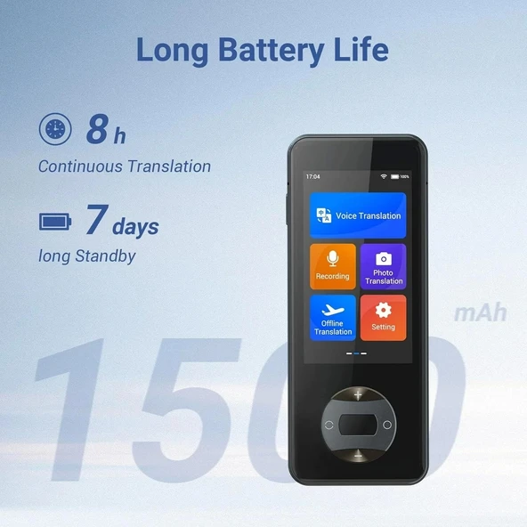 Anfier 144 Dil ve Aksan Tercümanı için Çevrimdışı Dil Tercüman Cihazı - 4