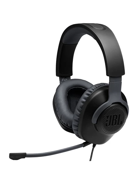 JBL Quantum 100 Çıkarılabilir Mikrofonlu 3.5mm Gaming Kulak Üstü Kulaklık - Siyah