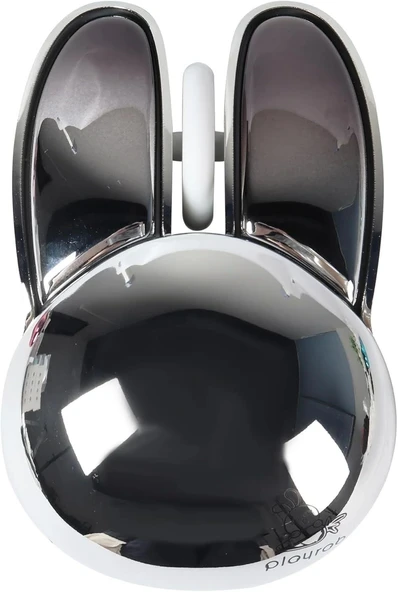 Guguelec Kablosuz Mouse, Sevimli Tavşan Bluetooth Çift Mod, Küçük - Gümüş