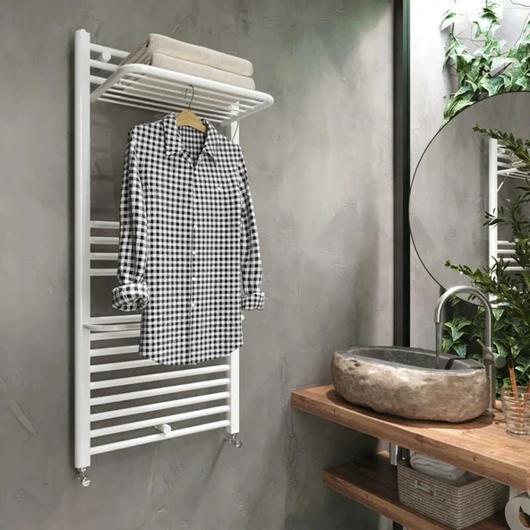 Duffmart Practical 6/11 Beyaz Havlupan Havlu Radyatör ürün görseli