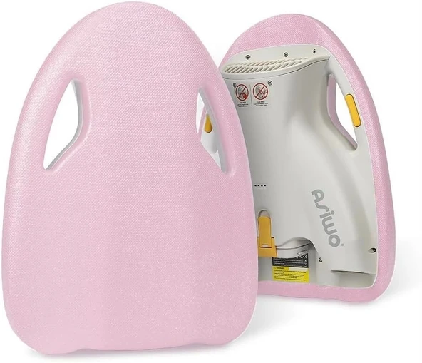 Asiwo Yüzme Eğitim Kickboard, Elektrikli, 3 Hızlı, Yüzme Havuz Tahtası - Pembe