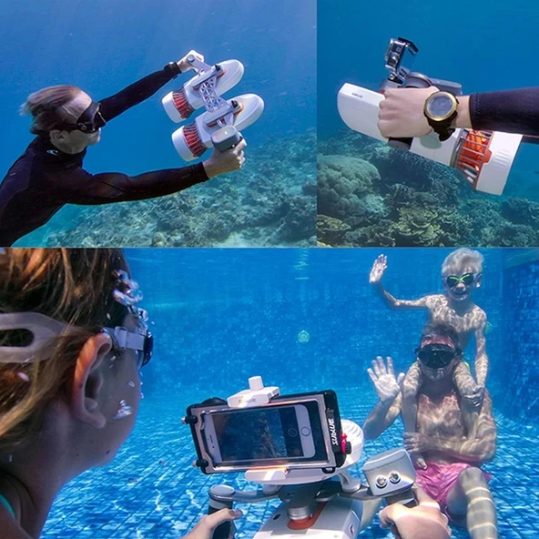 Sublue Tini Sualtı Scooter Aksiyon Kamera Montajlı Çıkarılabilir Modüler - 4