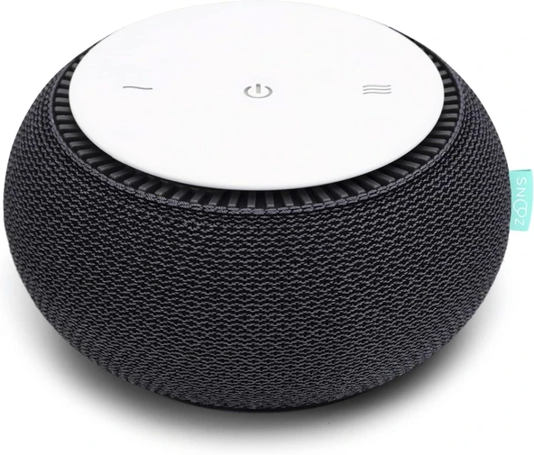 Snooz Akıllı Beyaz Gürültü Makinesi - Uygulamalı, Uzaktan Kumanda - Siyah