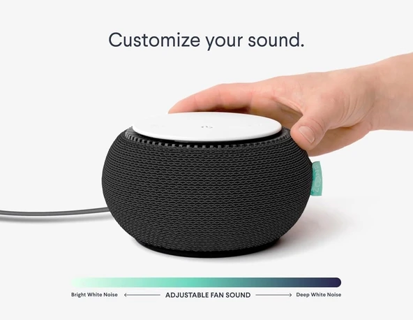 Snooz Akıllı Beyaz Gürültü Makinesi - Uygulamalı, Uzaktan Kumanda - Siyah - 3