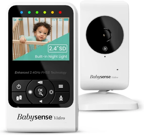 Babysense V24R Video Bebek Monitörü Kamera ve Ses, Uzun Menzil
