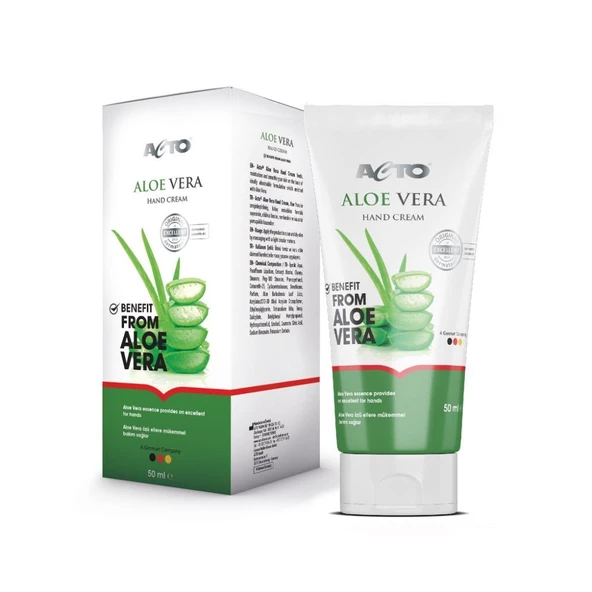 ACTO® ALOE VERA HAND CREAM 50 ml | Aloe Vera Özlü El Bakım Kremi | YENİ FORMÜL