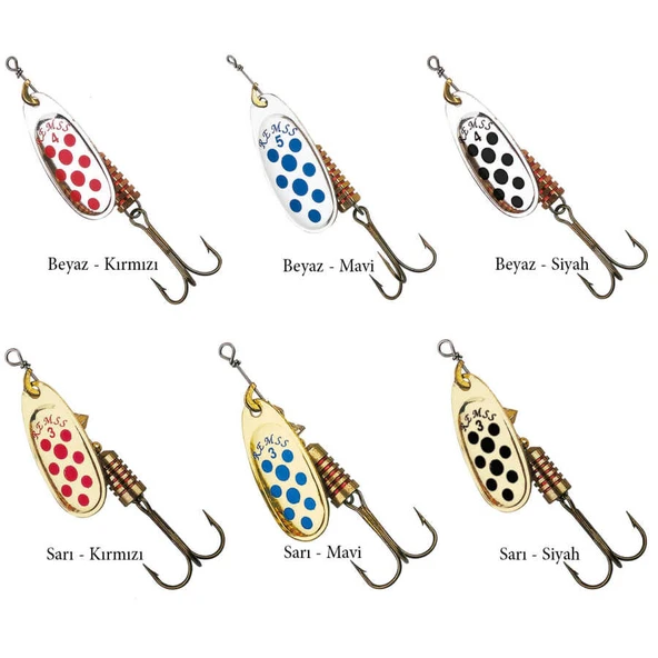 AlbaStar 205 Rems Olta Kaşığı  NO:3 BEYAZ-KIRMIZI - 2