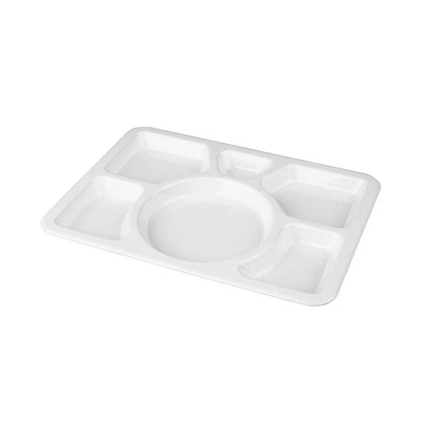 Plastport 46010115 Tabldot (self servis)-PC (polikarbon)-Hint modeli - 6 gözlü 10 Adet