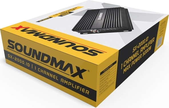 Soundmax SX-2000.1D 1 Kanal Amfi - 2