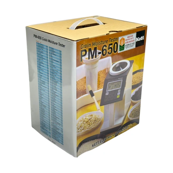 Kett PM650 Hektolitreli Tahıl Nem Ölçüm Cihazı - Resim 9