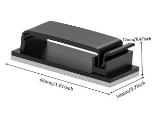 Yapışkanlı Kablo Düzenleyici Klips 4lü Set - Resim 2