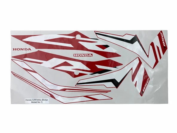 Honda CRF 250 L Etiket Seti No:3 ürün görseli