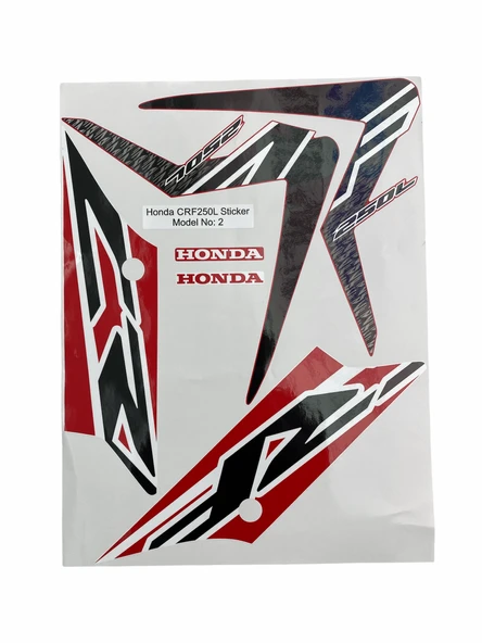 Honda CRF 250 L Etiket Seti No:2 ürün görseli