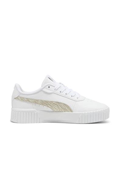 Puma Carina 2.0 Zebra Jr 399397 01 Kadın Sneaker Ayakkabı Beyaz 36-40 - 6