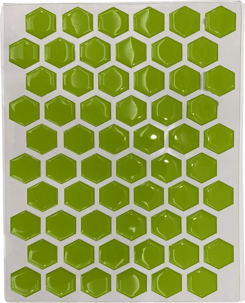 Motosiklet Depo Yan Pad Yeşil 60 Adet ürün görseli