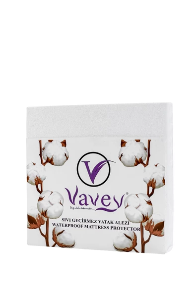 Pamuklu Fitted Sıvı Geçirmez Yatak Koruyucu Alez 150X200cm - 7